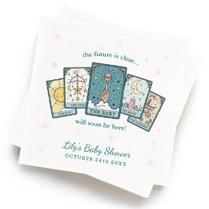 Tarot Baby Girl Baby Shower Paper Napkin