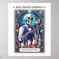 Tarot Bartender Bar Dead Serious Cocktails