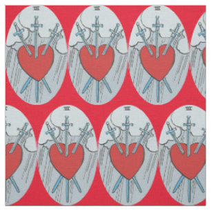 Tarot Card 3 Swords Thunder_Cove Fabric
