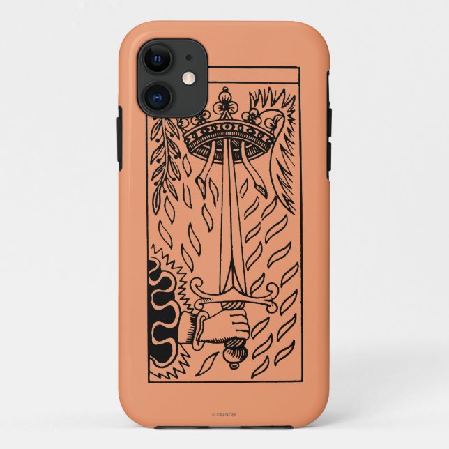 Tarot Card: Ace Of Swords Case-Mate iPhone Case (Back)