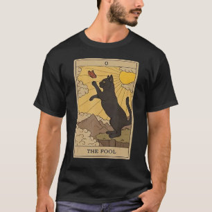 Tarot Card Cat  The Fool T-Shirt