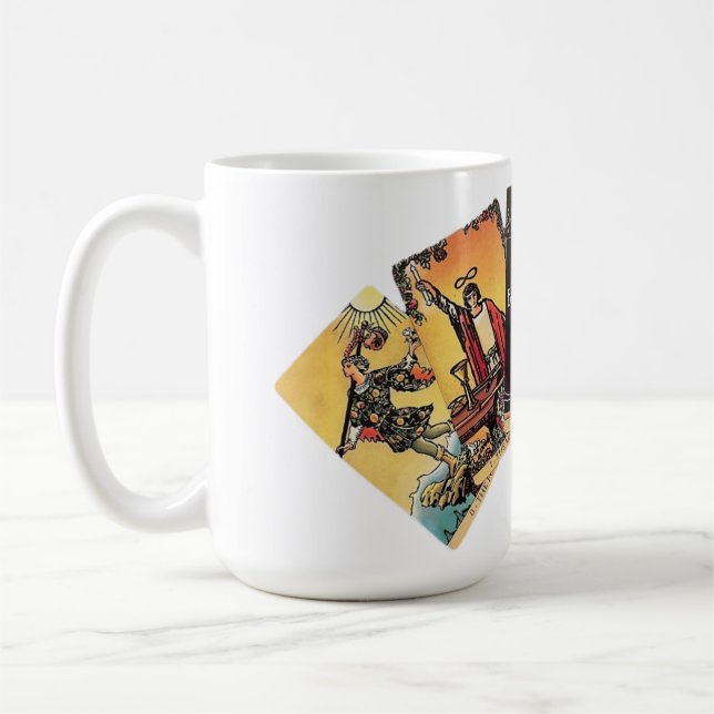 Tarot Card Fan Coffee Mug (Left)