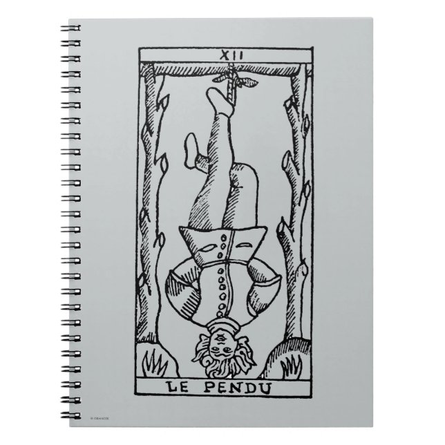 Tarot Card: Hanged Man Notebook (Front)