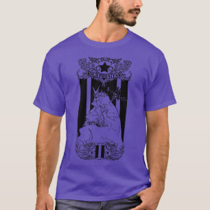 Tarot Card High Priestess Occult Scary Gothic T-Shirt
