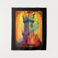 Tarot Card Illustration, The Tower