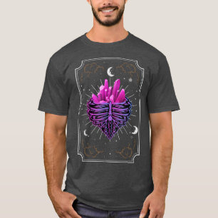 Tarot Card pastel goth aesthetic Skeletons Bones C T-Shirt