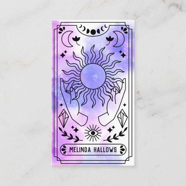 Tarot Card Reader Business Card (Front)