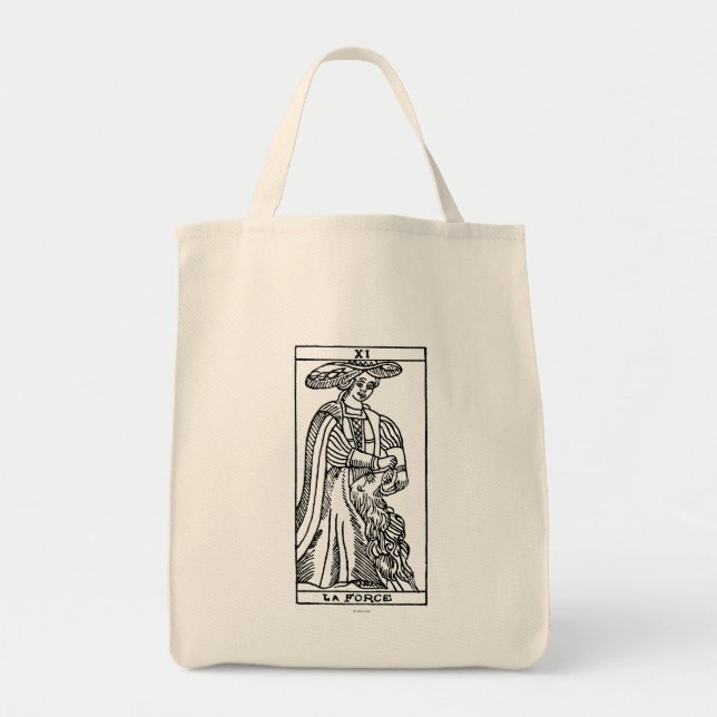 Tarot Card: Strength Tote Bag (Front)