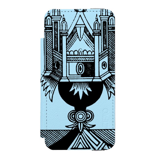 Tarot Card: The Ace Of Cups Incipio iPhone Wallet Case (Folio Front)