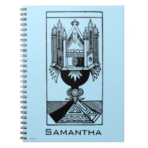 Tarot Card: The Ace Of Cups Notebook