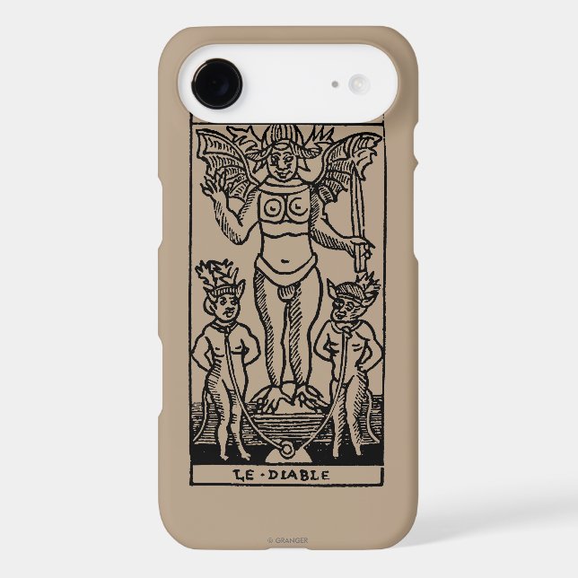 Tarot Card: The Devil Case-Mate iPhone Case (Back)