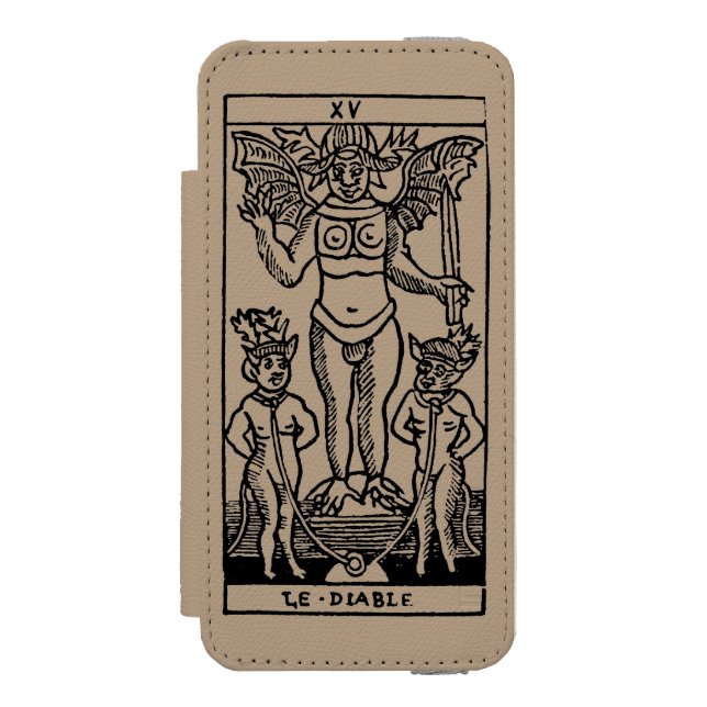 Tarot Card: The Devil Incipio iPhone Wallet Case (Folio Front)