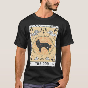 Tarot Card The Dog Garafian Shepherd Celestial Spa T-Shirt