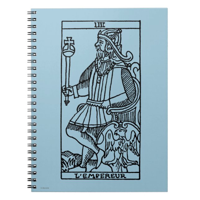 Tarot Card: The Emperor Notebook (Front)