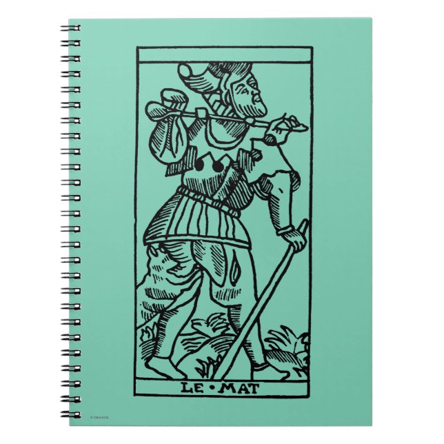 Tarot Card: The Fool Notebook (Front)