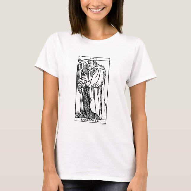 Tarot Card: The Hermit T-Shirt (Front)