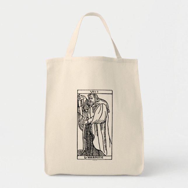 Tarot Card: The Hermit Tote Bag (Front)