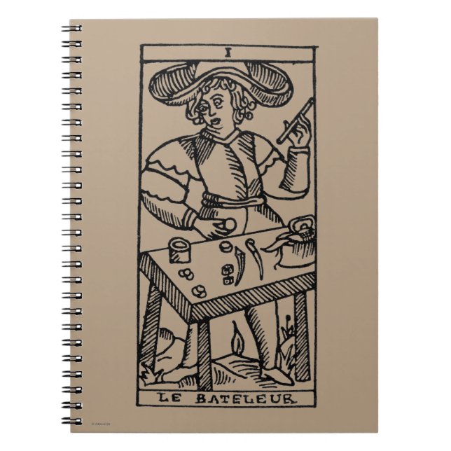 Tarot Card: The Juggler Notebook (Front)