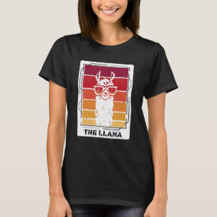 Tarot Card The Llama Mystical Cards Magic T-Shirt