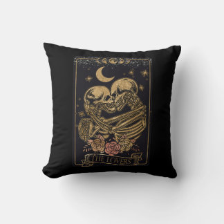 Tarot Card The Lovers - Throw Pillow