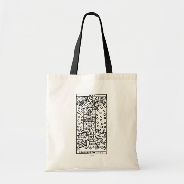 Tarot Card: The Madhouse Tote Bag (Front)