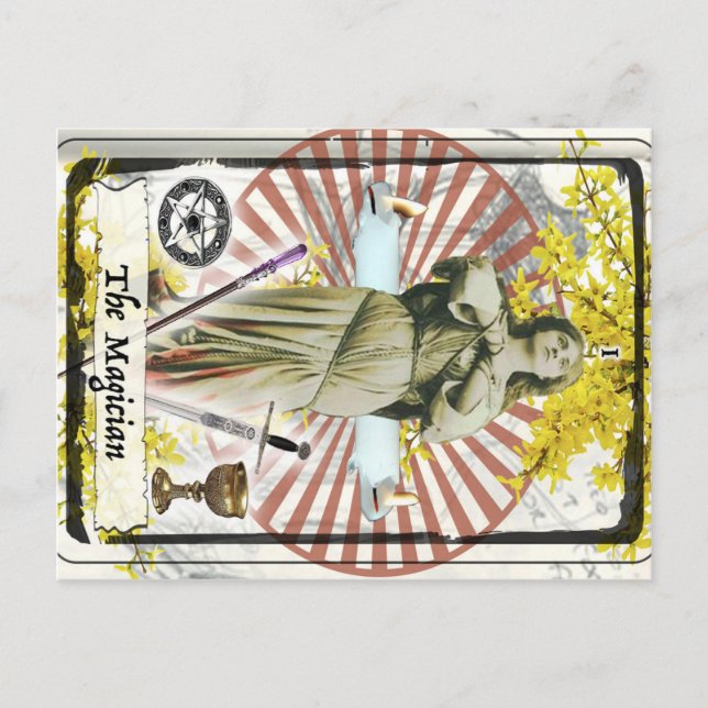Tarot Card The Magician Postcard (Front)