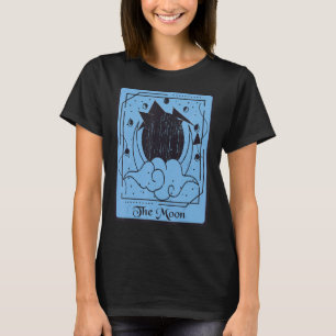 Tarot Card The Moon Mystical Cards Moon Occult T-Shirt
