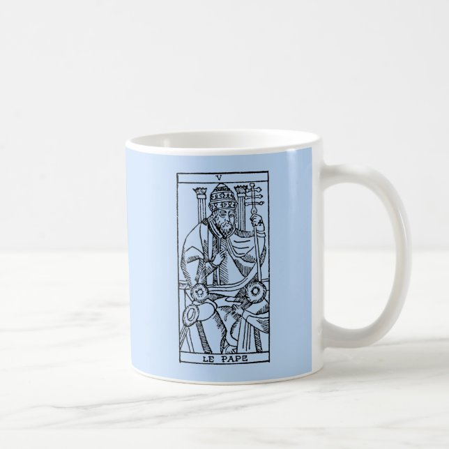 Tarot Card: The Pope Coffee Mug (Right)