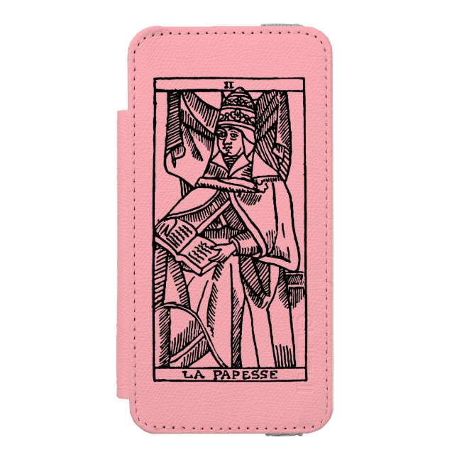 Tarot Card: The Popess Incipio iPhone Wallet Case (Folio Front)