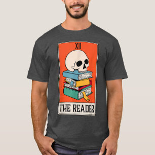 Tarot Card The Reader Occult Reading Books Lover T-Shirt