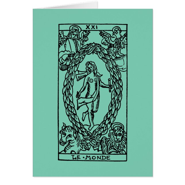 Tarot Card: The World (Front)