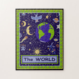 TAROT CARD - THE WORLD JIGSAW PUZZLE