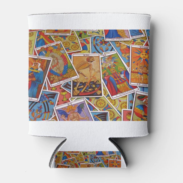 Tarot Cards Can Cooler (Front)