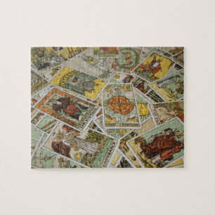 Tarot Cards pattern fortune teller Jigsaw Puzzle