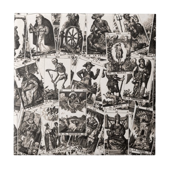 Tarot cards pattern tile (Front)