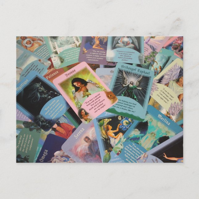 tarot cards postcard (Front)