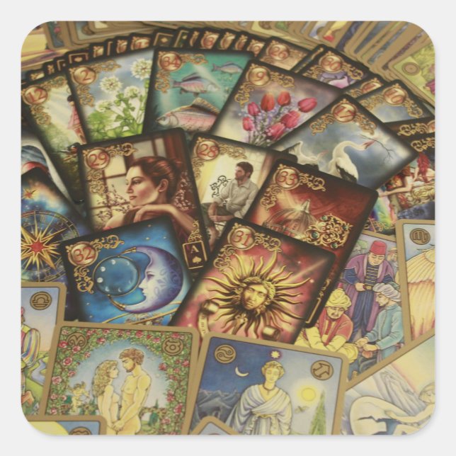 tarot cards stickers (Front)