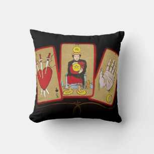 Tarot Cards Throw Pillow