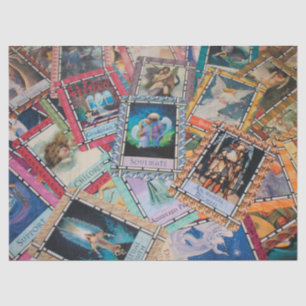 tarot cards tissue paper