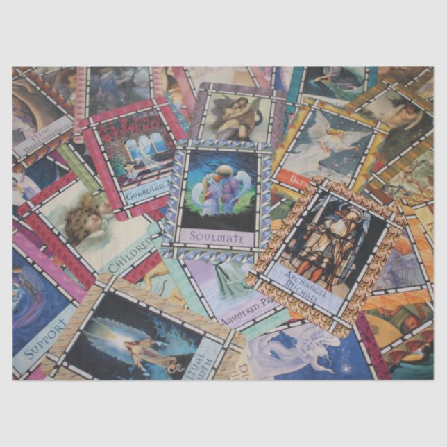 tarot cards tissue paper (Front)