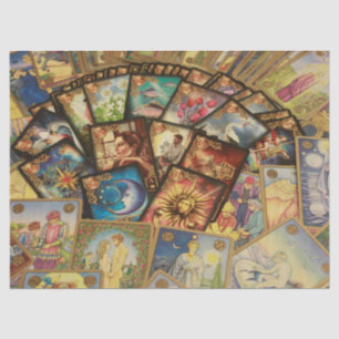 tarot cards tissue paper