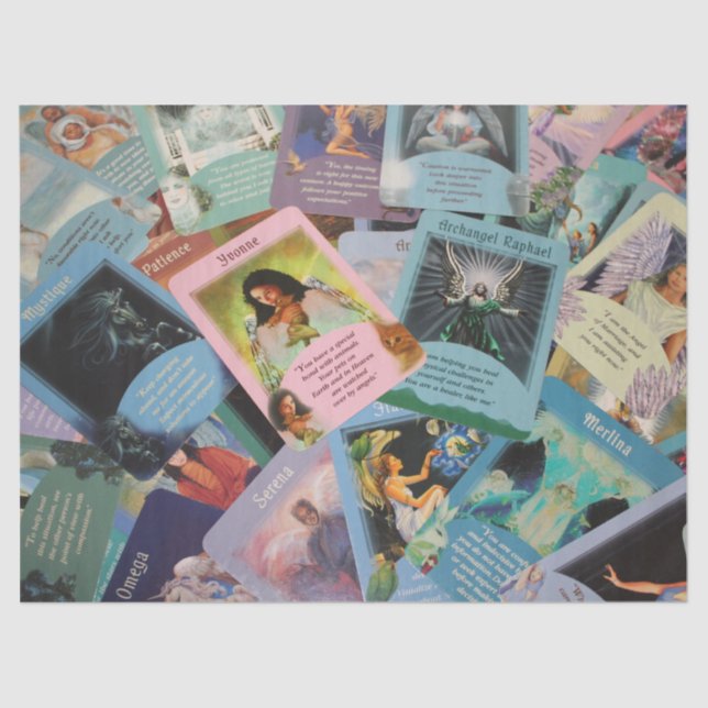 tarot cards tissue paper (Front)