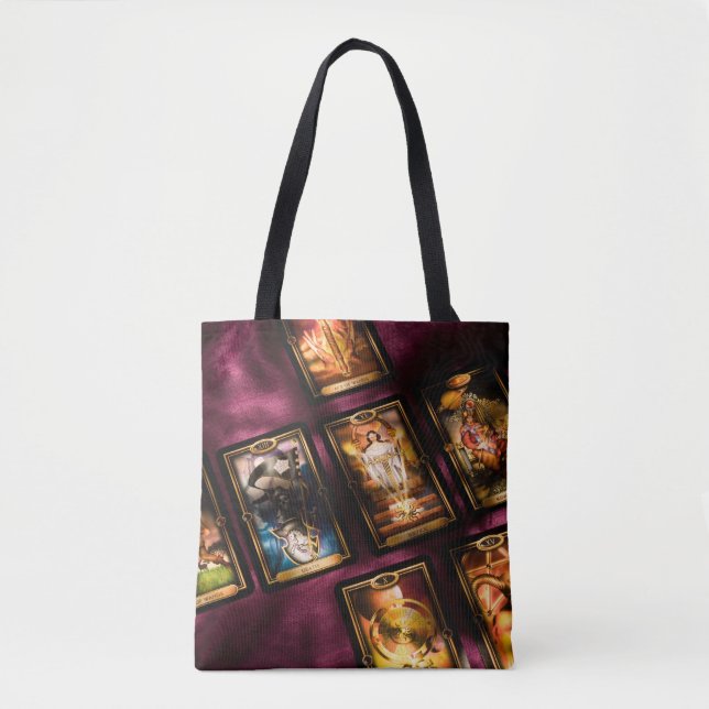 tarot cards tote bag (Front)