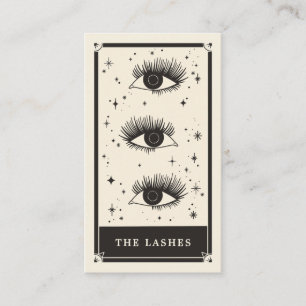 Tarot céleste éclate Carte de visite noir