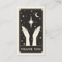 Tarot céleste merci petit Carte de visite