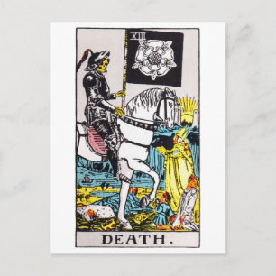 tarot-death postcard
