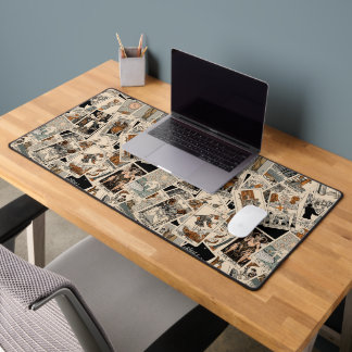 Tarot Desk Mat - Tarot Card Motif - Vintage