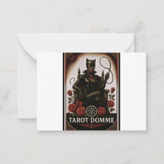 Tarot Domme Note Cards