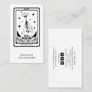 Tarot Esthetician Branding Business Card