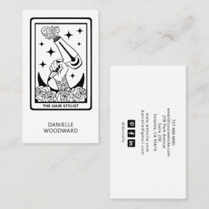 Tarot Hairdresser Business Card